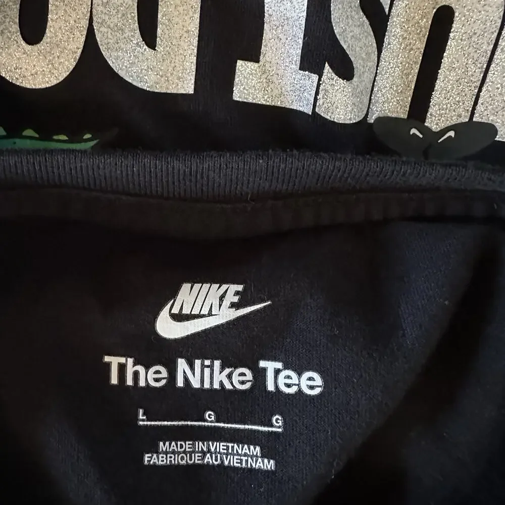 Nike Sportswear Kids Boxy Wizard Boxy Black T-Shirt Size L